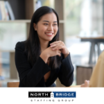 A candidate undergoes an interview with a recruiter, illustrating candidate vetting vs hiring speed